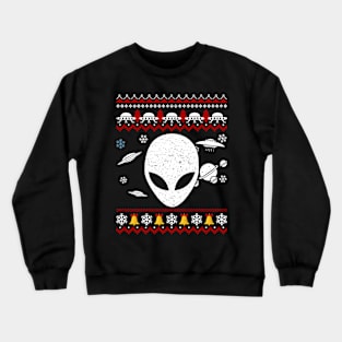 Men's Alien Ugly Christmas Crewneck Sweatshirt